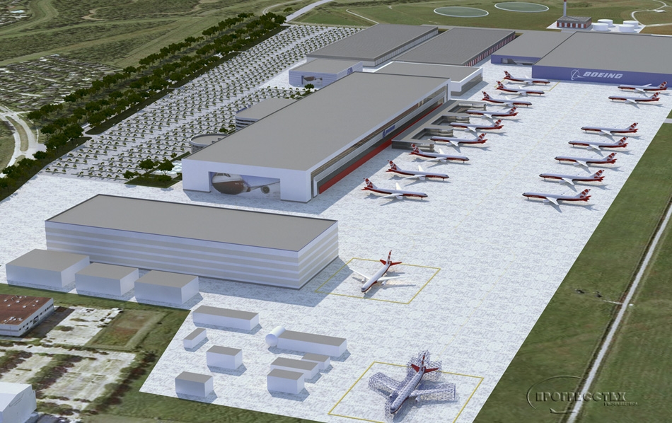Master Plan of Boeing Factory